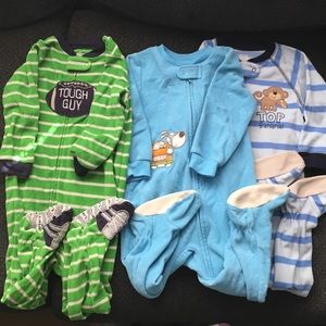 Bundle of boys 24 mos winter jammies